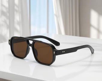 Retro Punk Y2k Oversized Sunglasses, Trendy Square Frame Summer Shades, Vintage Fashion Sunglasses