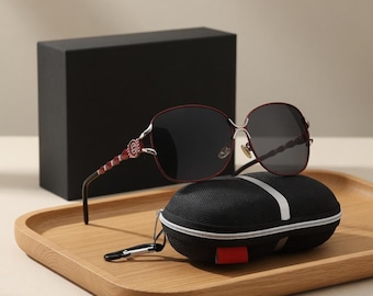 Oversized Classic Retro Sunglasses, Trendy Vintage Shades, Fashion UV400 Sunglasses, Women Eyewear Gift