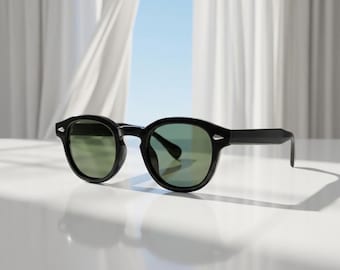 Classic Round Sunglasses Women Men, Timeless Retro Fashion Shades, Trendy Vintage Outdoor Sunglasses