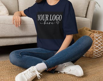 T Shirt Custom Photo, Comfort Colours Personalized Business Logo Shirt, Upload Your Design,