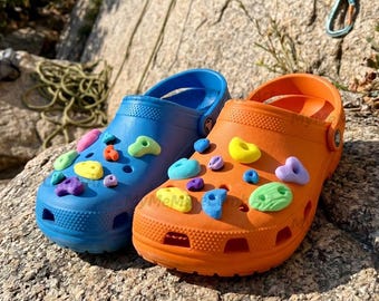 Rock Climbing Clog Charms | Unique rock point clog accessories | Best gift for rock climbers | Hiking Gift for Climbers