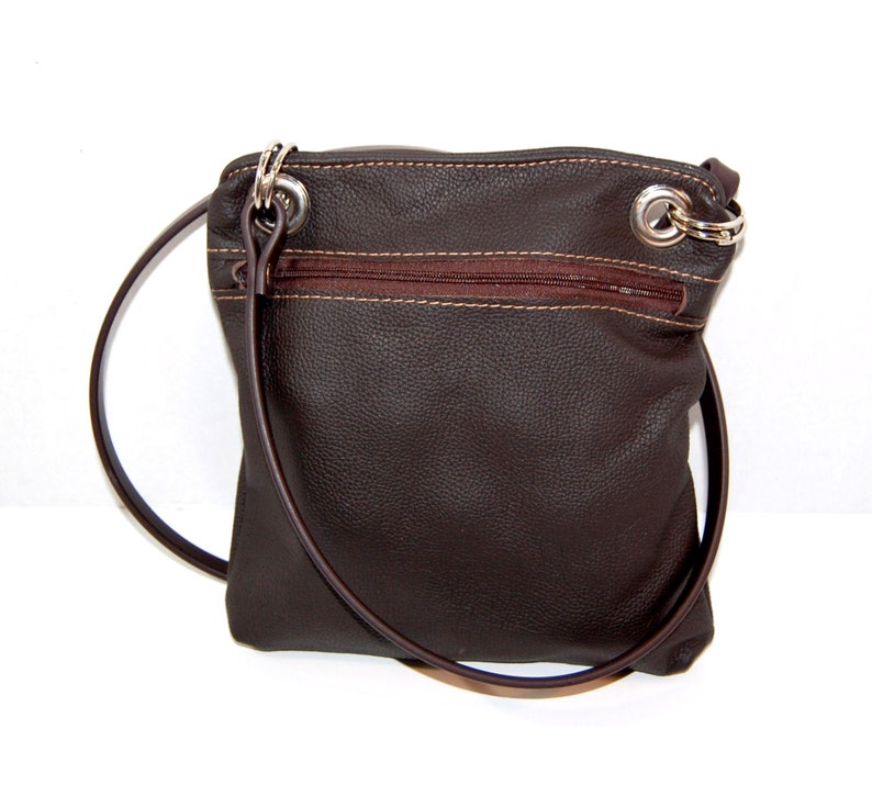 leather side purse