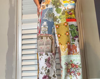 Upcycled Vintage Fabric Patchwork Pants | Handmade Slow Fashion Shirt | One-Of-A-Kind Clothing | Made in Australia