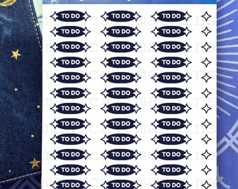 To Do Functional Planner Sticker Sheet
