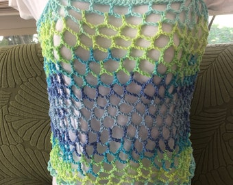 Mermaid fishnet top