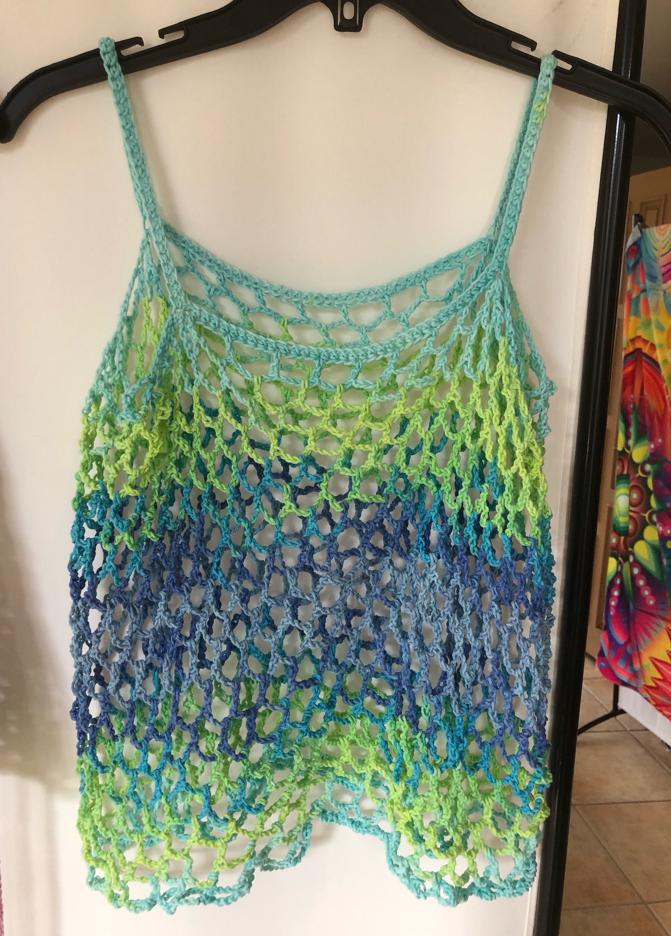 Mermaid Fishnet Top - Etsy