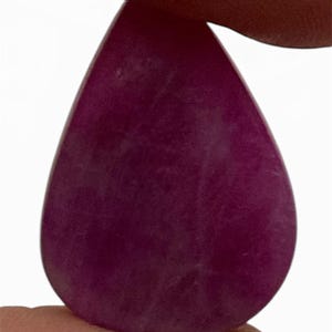 Cabujón de rubí natural – Piedra natal de julio para la fabricación de joyas