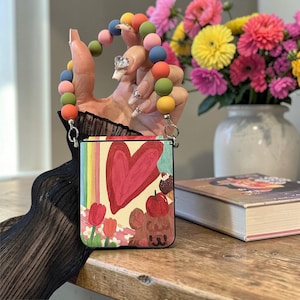 Colorful Beaded Chain Wrist Strap Galaxy Z Flip 7 6 5 4 3