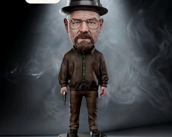 STL-bestand Bald Chemist Kingpin Fury – filmchibi-beeldje – direct downloaden