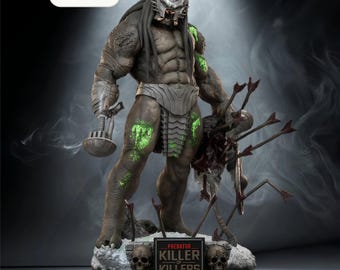 Predator Killer of Killers Eclipse STL-bestand – scifi-standbeeld – direct downloaden