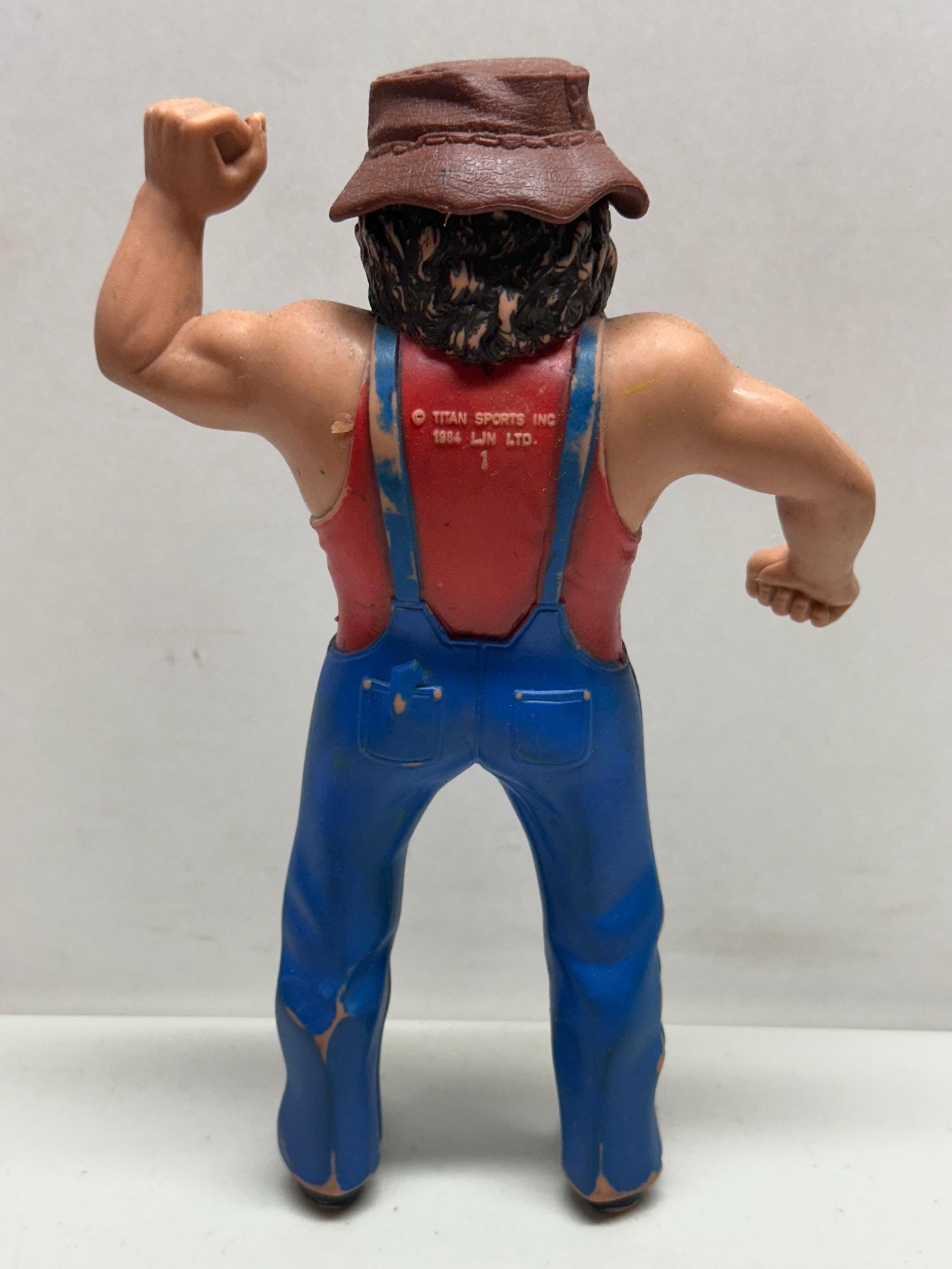 Hillbilly Jim W/hat WWF LJN Titan Sports Wrestler Wrestling