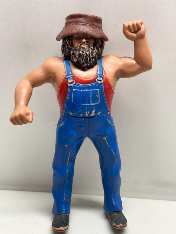 Hillbilly Jim W/hat WWF LJN Titan Sports Wrestler Wrestling