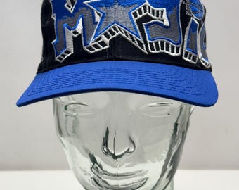 Orlando Magic NBA Graffiti Spellout Snapback Hat Cap Vintage Twill Hat