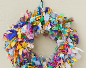 Sari Wreath - Multicoloured
