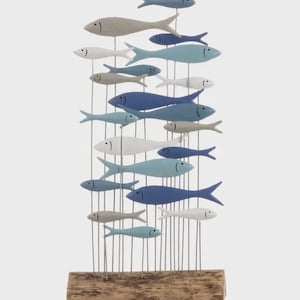 Blue fish decor