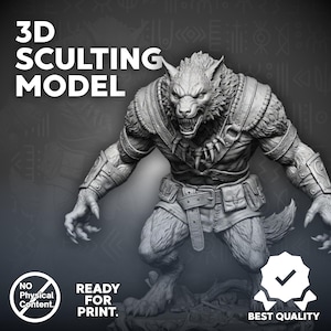 CUSTOM 3D Sculpting For 3D Printing, Character Modeling, Miniatures, DND, Toys, Action Figure
