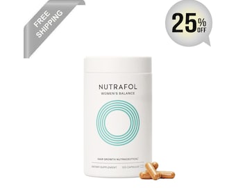 Nutrafol Women Balance - Hair Growth Nutraceutical Supplement, 120 Capsules