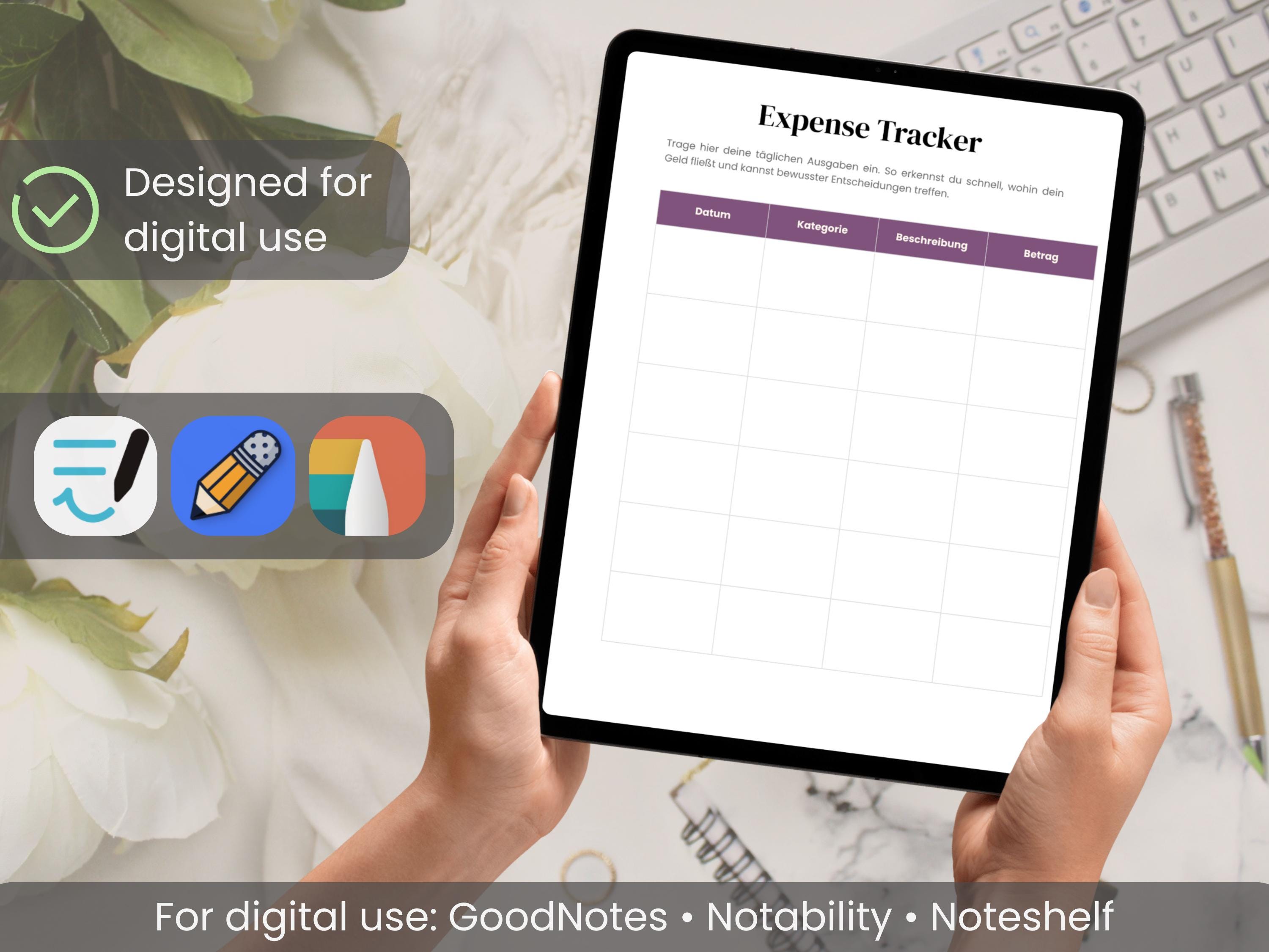 Printable Expense Tracker | Expense Tracker PDF | Household Budget ...