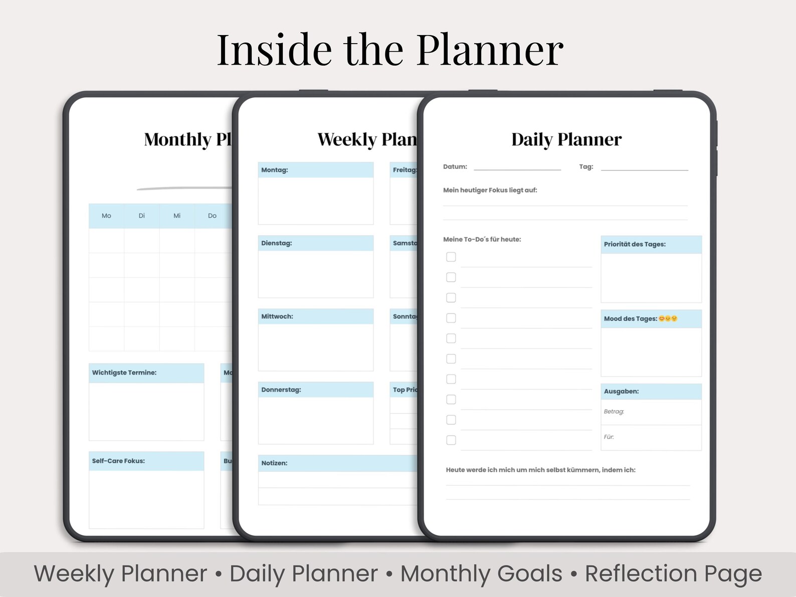 Weekly Reset Planner Printable | Weekly Planner PDF | Habit Tracker ...