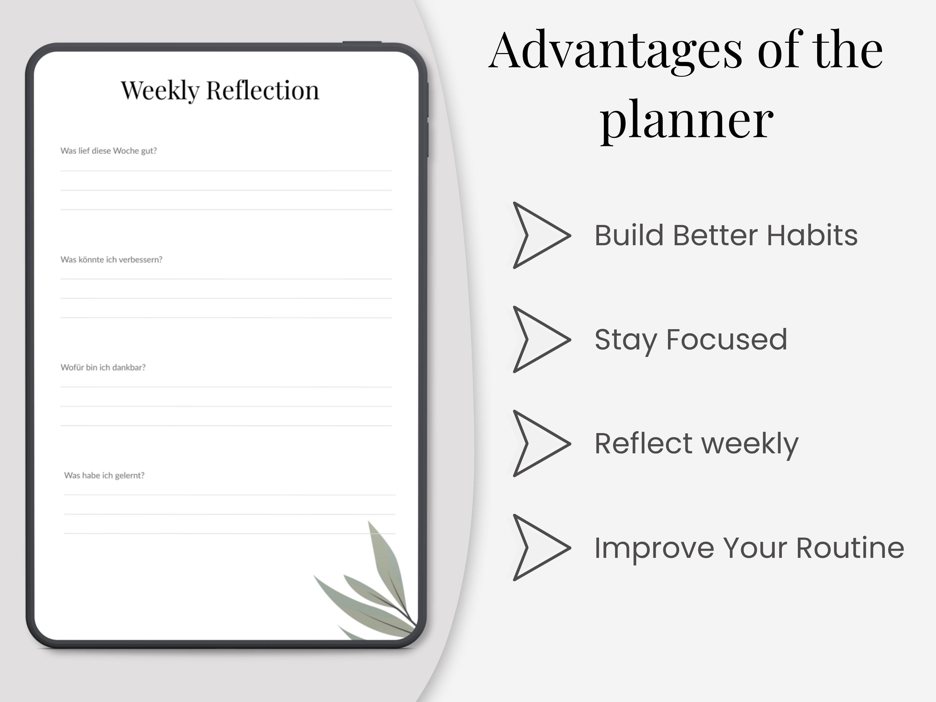 90 Day Reset Planner Printable | Habit Tracker, Goal Setting & Self ...