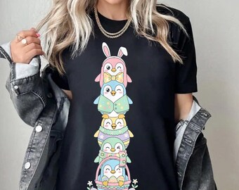 Lustiger Pinguin Osterei Kinder Herren Damen Ostertag png