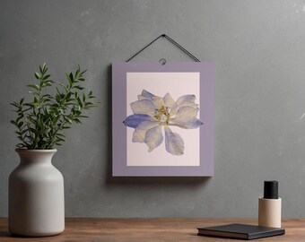 Printable Wall Decor / PDF / Purple Flower