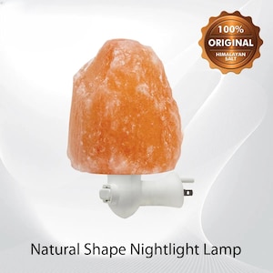 Luxe nachtlampje van Himalayazout, 100% natuurlijk kristal, handgemaakte wandlamp met stekker.