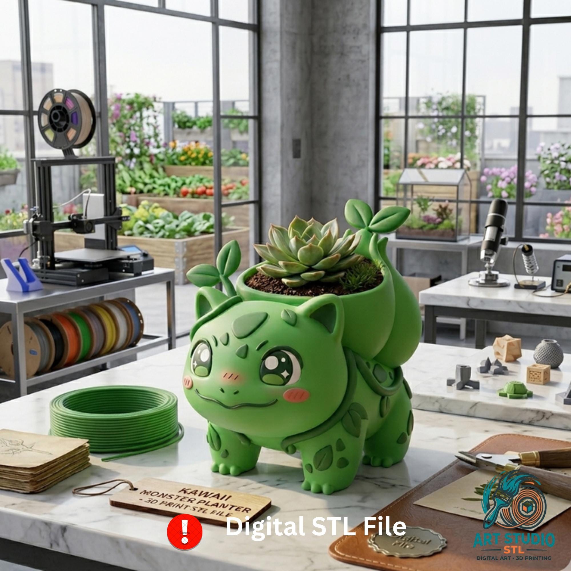 Bulbasaur pot - Etsy 日本