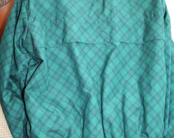 NOS Sunderland's of Scotland Weatherbeater: groene geruite waterdichte trui XL