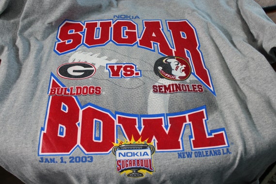 Vintage 2003 FSU Seminoles Sugar Bowl T-Shirt, XL