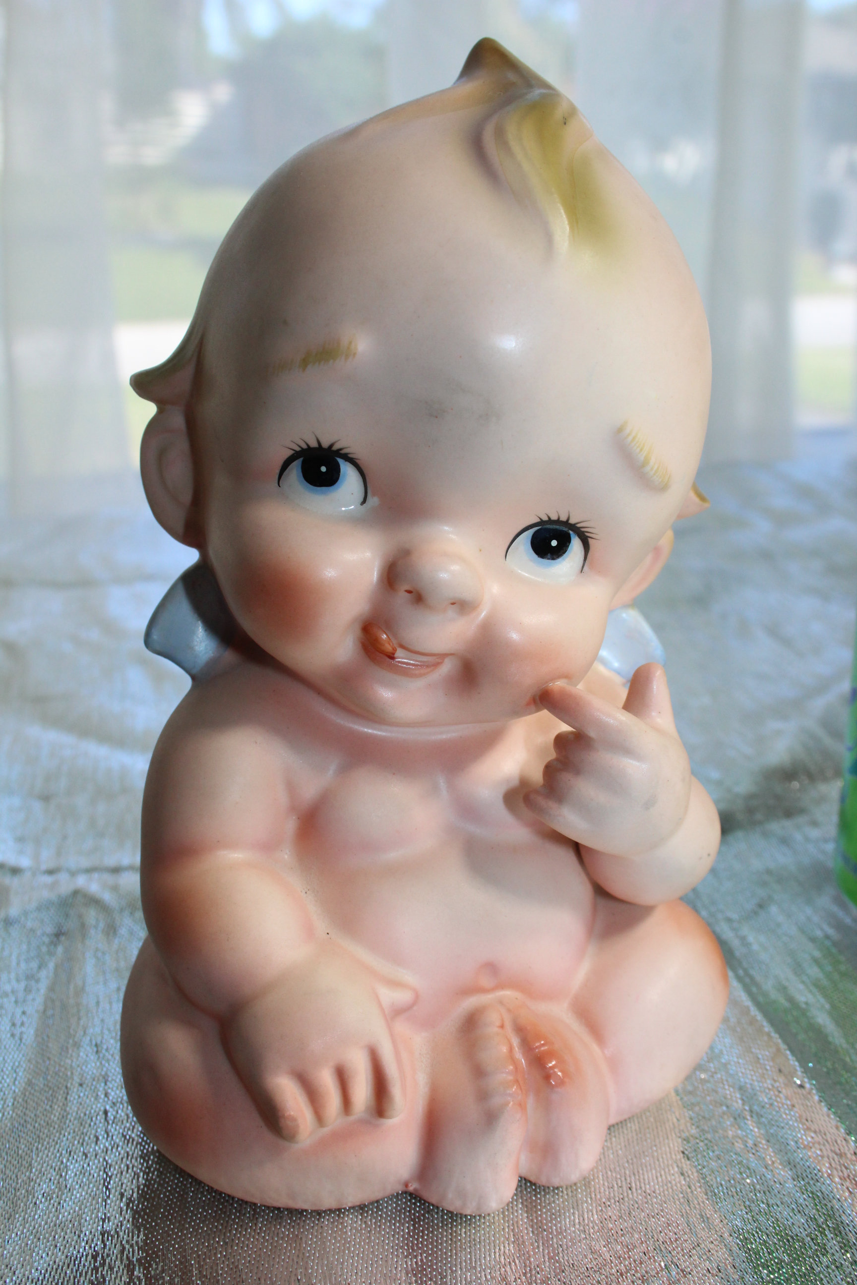 BISQUE KEWPIE DOLL Piggy Bank Vintage Baby Shower Mommy Gift - Etsy Hong  Kong