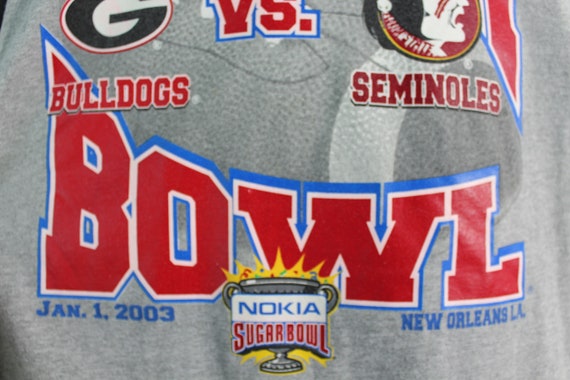 Vintage 2003 FSU Seminoles Sugar Bowl T-Shirt, XL View 4