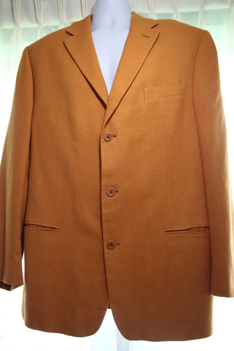 80s 90s Mens Jhane Barnes Sport Jacket 44l Autumn Color Style Etsy