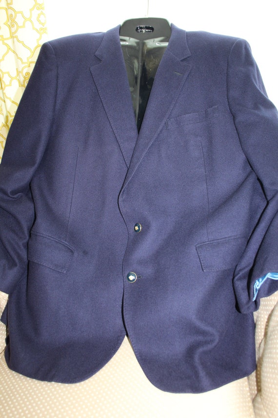 Vintage Pure MONGOLIAN CASHMERE BLAZER Jacket Xl … - image 1