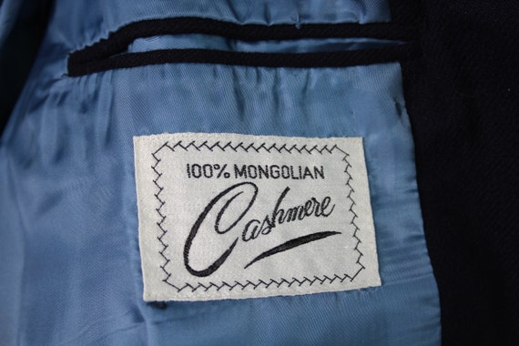 Vintage Pure MONGOLIAN CASHMERE BLAZER Jacket Xl … - image 9