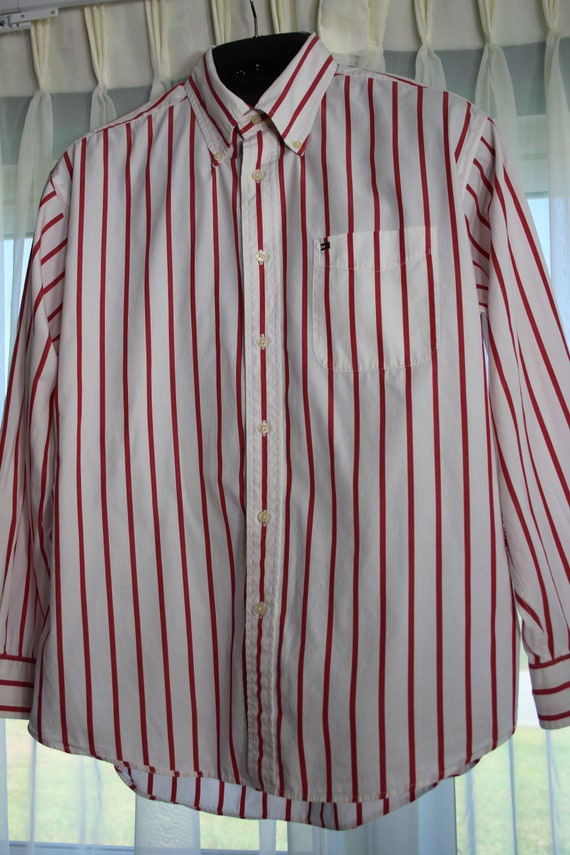 Tommy hilfiger candy stripe shirt Clearance