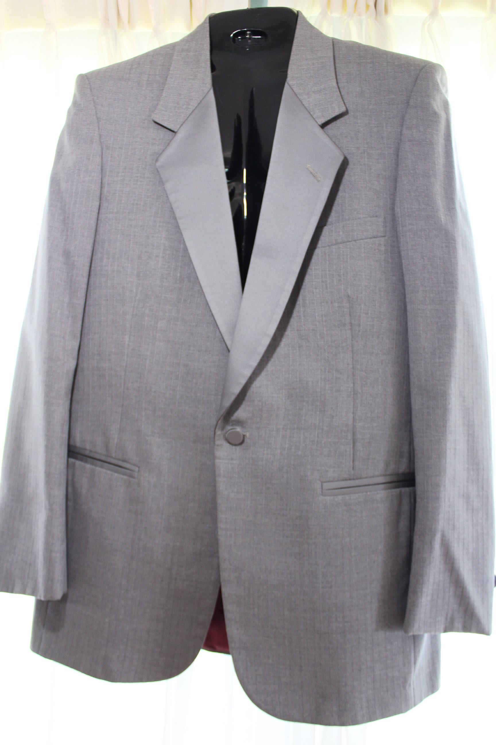silver formal jacket