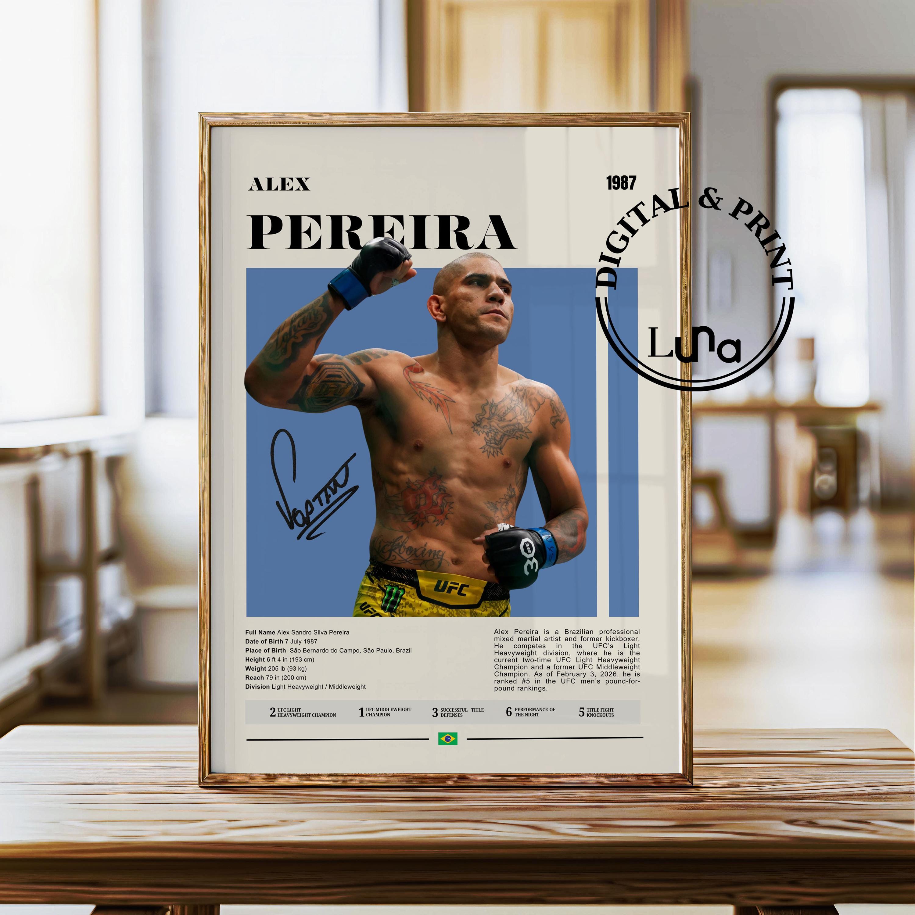 Alex pereira poster - Etsy 日本