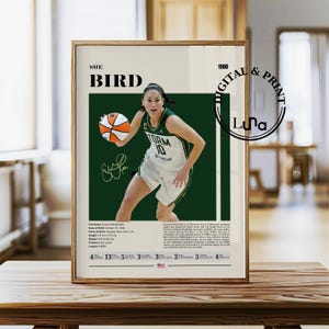 Wnba Poster Sue Bird - Etsy
