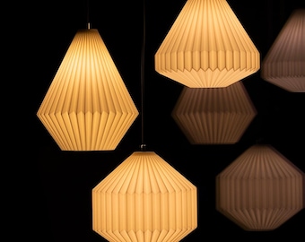 Lámpara colgante moderna para mesa de comedor, luz colgante para isla de cocina, iluminación ambiental, pantalla Japandi.