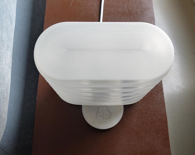 Galby Lamp | 3D-Printed Interactive Glass-Brick Inspired Design image 7