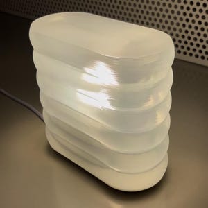 Galby Lamp | 3D-Printed Interactive Glass-Brick Inspired Design image 6