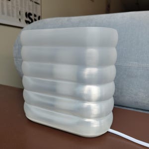 Galby Lamp | 3D-Printed Interactive Glass-Brick Inspired Design image 8