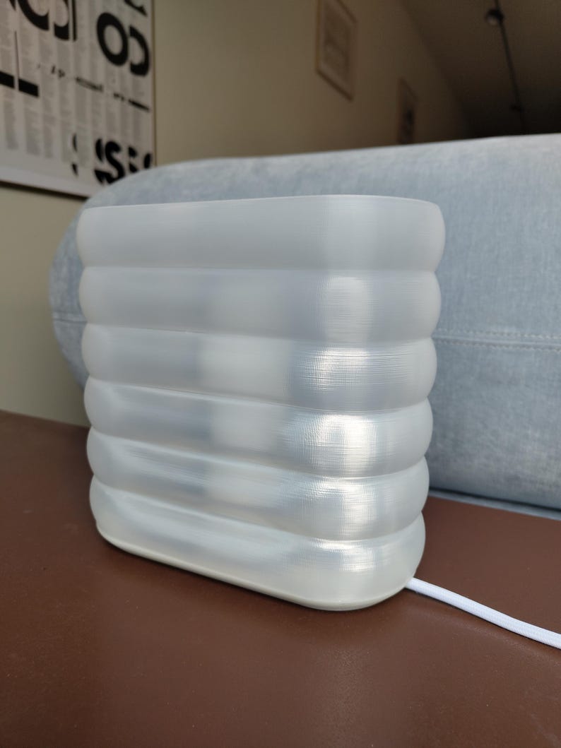 Galby Lamp | 3D-Printed Interactive Glass-Brick Inspired Design image 8