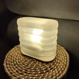Galby Lamp | 3D-Printed Interactive Glass-Brick Inspired Design image 4