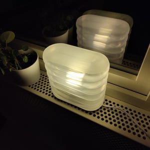 Galby Lamp | 3D-Printed Interactive Glass-Brick Inspired Design image 3