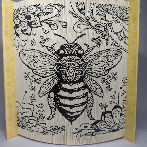 Intricate Bee Cut and fold book Folding Pattern (639 Pages) Digital Download