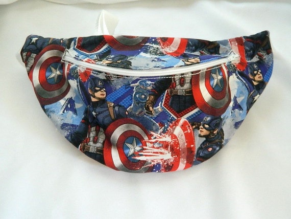 Boys // Girls Marvel Comics /" Captain America /" Ear Muffs Black Fur Older