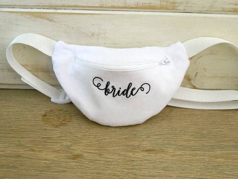 Embroidered Fanny Packs Money Belts Bride and Groom Mr Etsy