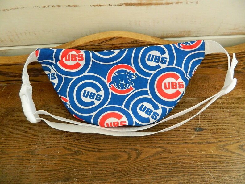 Fanny Pack Hip Bag MLB Theme Chicago Cubs Etsy